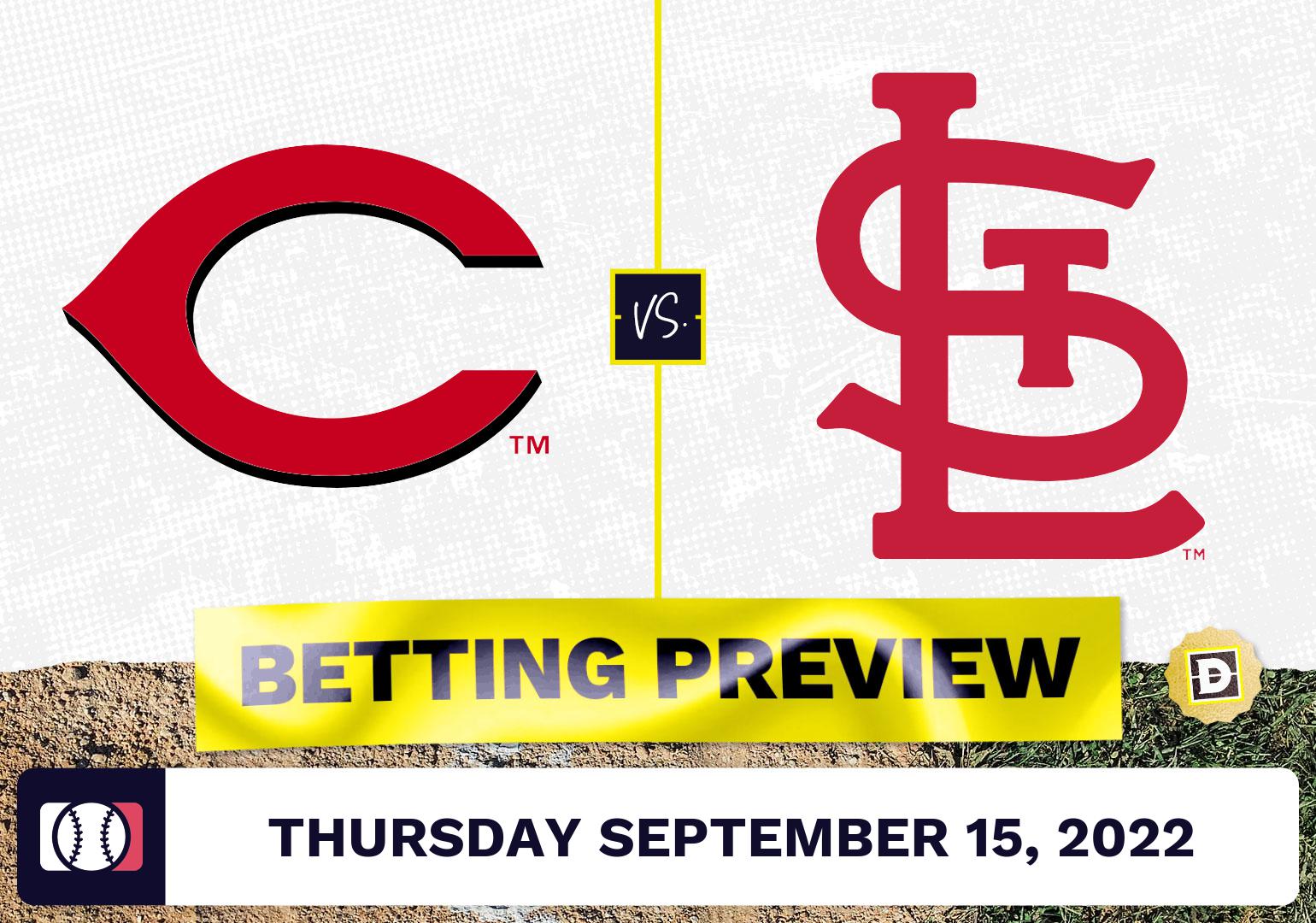 Reds vs. Cardinals Prediction and Odds - Sep 15, 2022