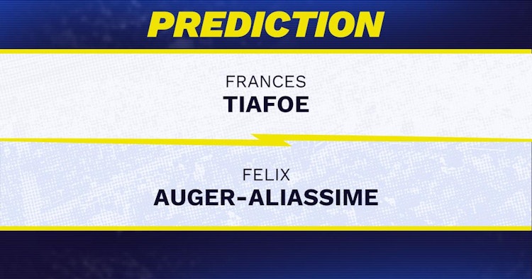 Frances Tiafoe vs Felix Auger-Aliassime Tennis Prediction.