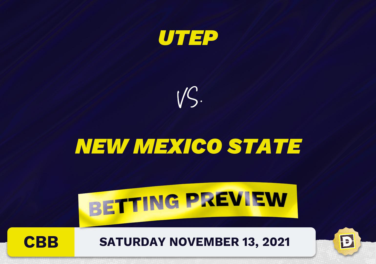 UTEP vs. New Mexico State CBB Predictions and Odds - Nov 13, 2021