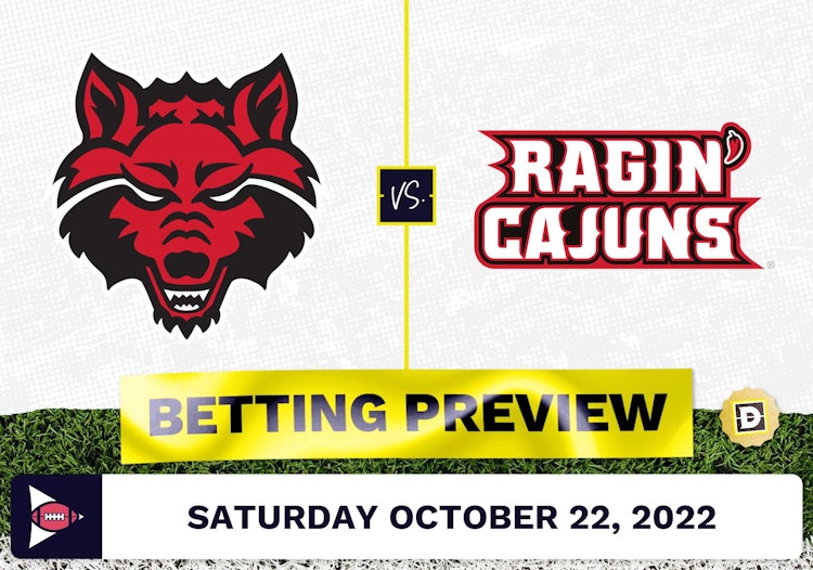 Arkansas State vs. Louisiana-Lafayette CFB Prediction and Odds - Oct 22, 2022