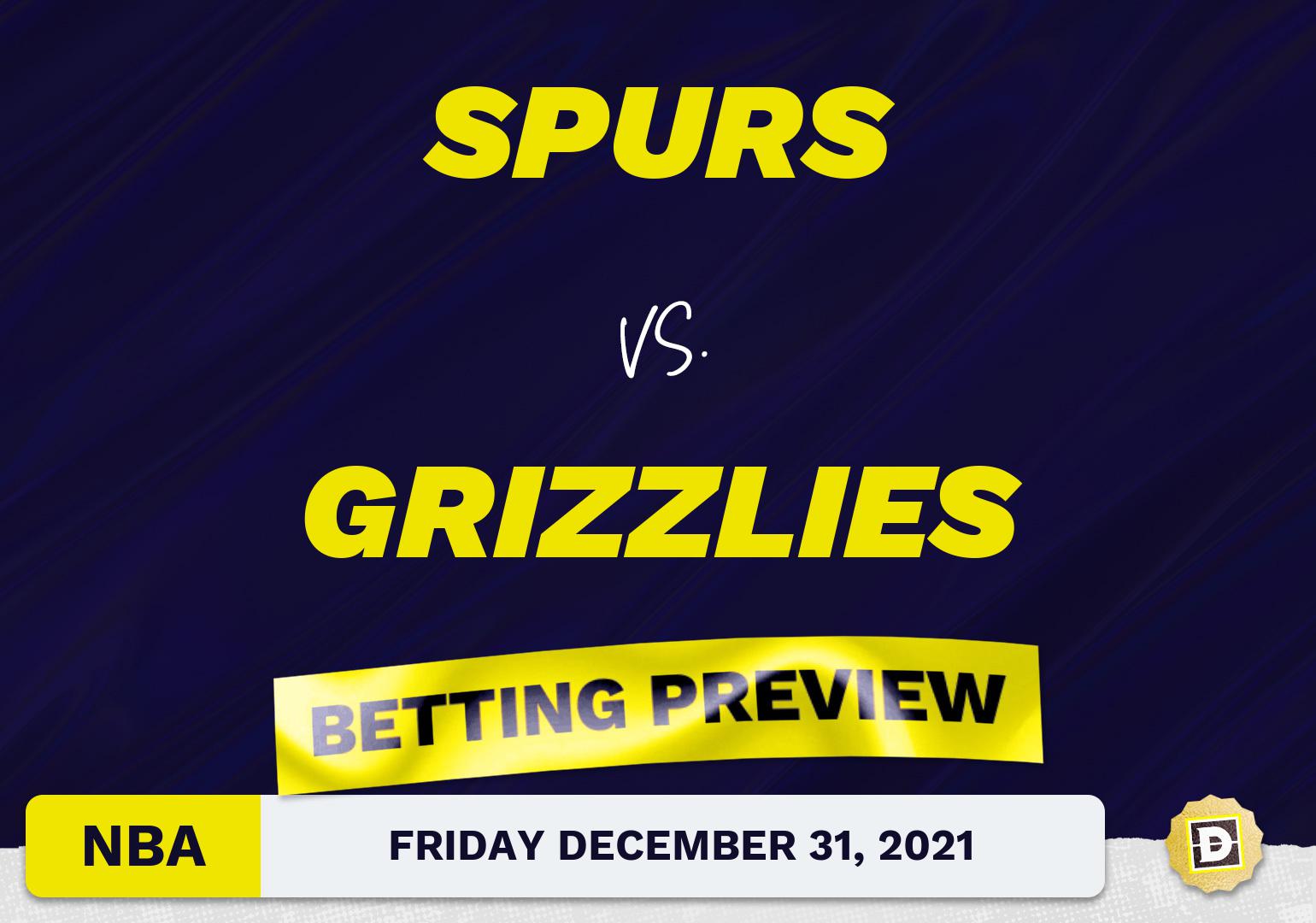 Spurs vs. Grizzlies Predictions and Odds - Dec 31, 2021