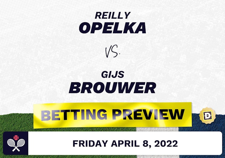 Reilly Opelka vs. Gijs Brouwer Predictions - Apr 8, 2022