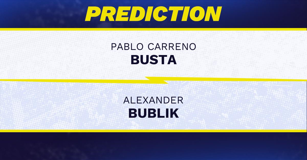Pablo Carreno Busta vs. Alexander Bublik prediction, odds, picks for ATP Doha 2026