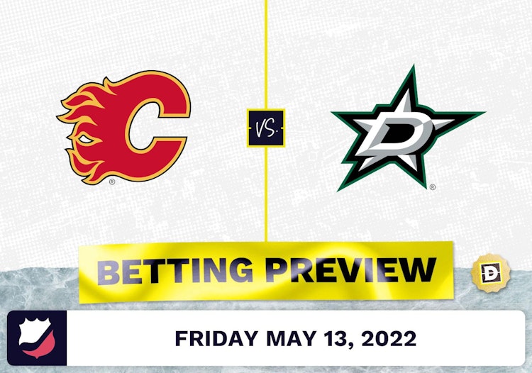 Flames vs. Stars Prediction and Odds - May 13, 2022