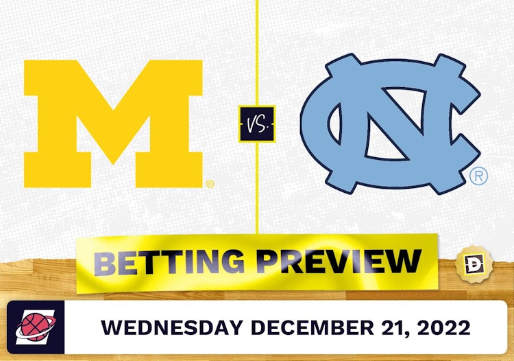 Michigan vs. North Carolina CBB Prediction and Odds - Dec 21, 2022
