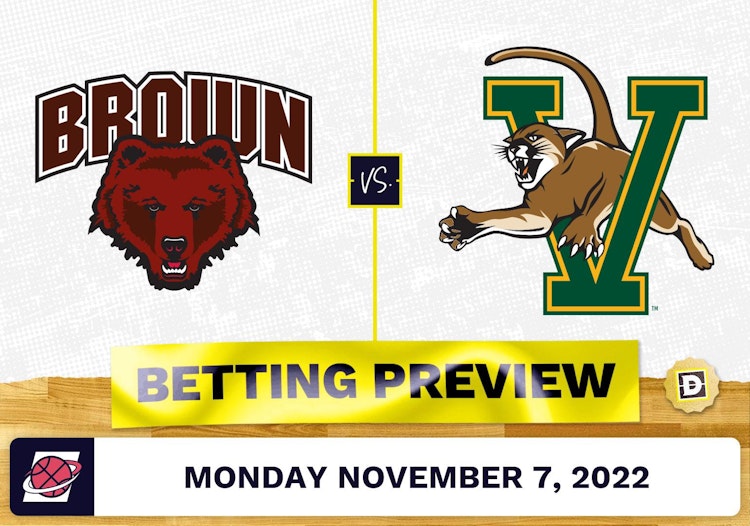Brown vs. Vermont CBB Prediction and Odds - Nov 7, 2022