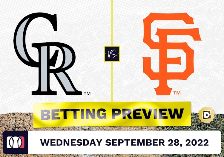 Rockies vs. Giants Prediction and Odds - Sep 28, 2022