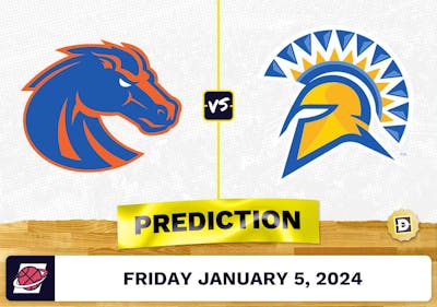 Boise State vs. San Jose State Prediction, Odds, College Basketball Picks  [1/5/2024]