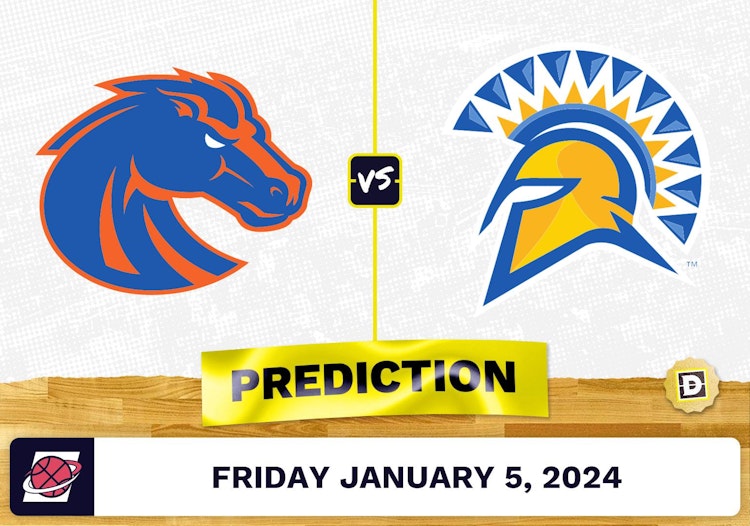 Boise State vs. San Jose State Prediction, Odds, College Basketball Picks  [1/5/2024]