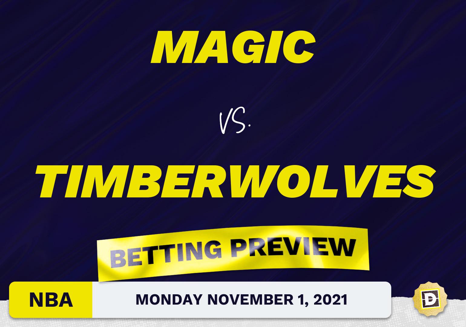 Magic vs. Timberwolves Predictions and Odds - Nov 1, 2021