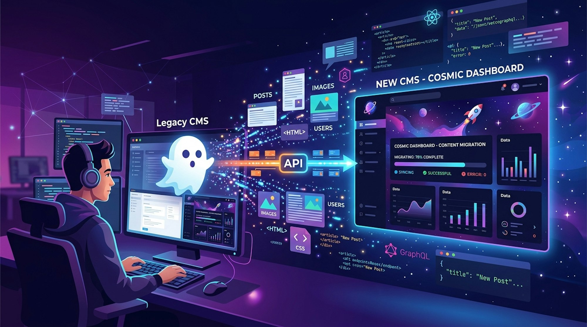 How to Migrate from Ghost to Cosmic: A Complete Developer Guide - cover image