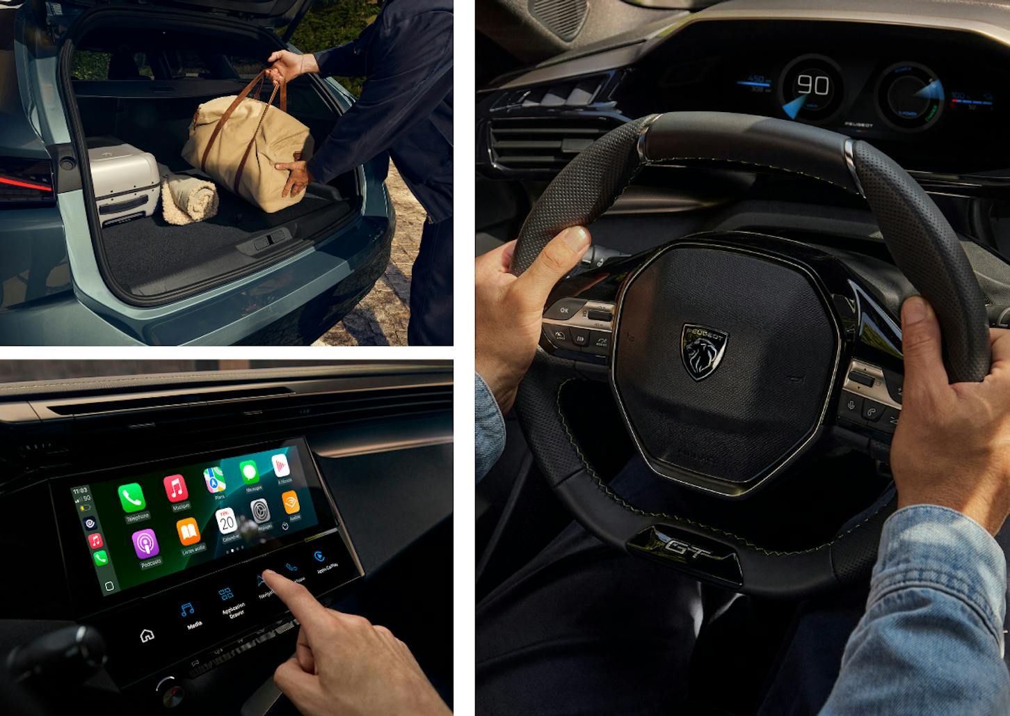 Das Interieur des Peugeot 308 SW