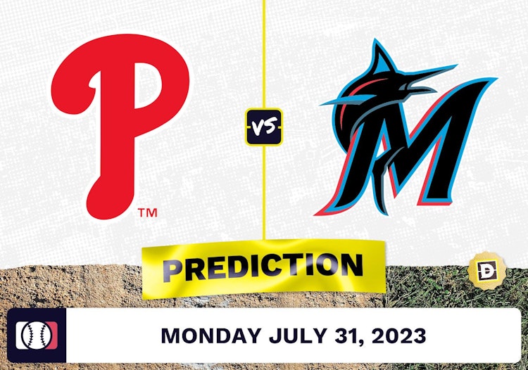 Phillies vs. Marlins Prediction for MLB Monday [7/31/2023]