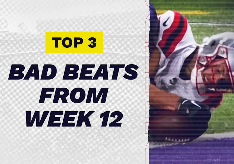 2022 NFL Season: The Top 3 Bad Beats of Week 12