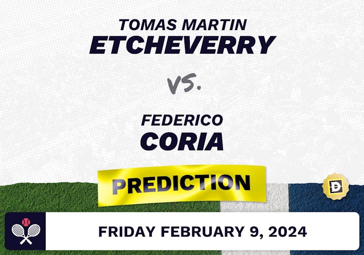 Tomas Martin Etcheverry vs. Federico Coria Prediction, Odds, Picks for ATP Cordoba 2024