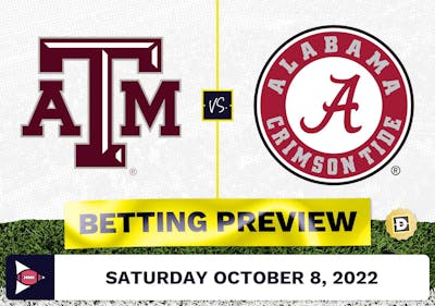 Texas A&M vs. Alabama CFB Prediction and Odds - Oct 8, 2022