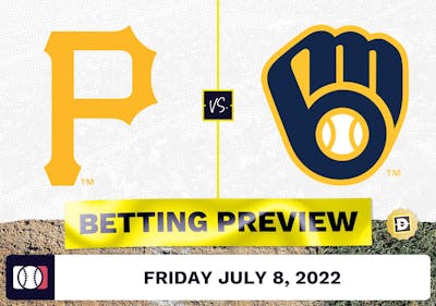 Pirates vs. Brewers Prediction and Odds - Jul 8, 2022