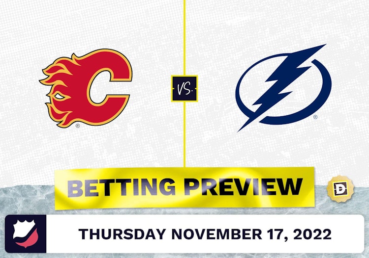 Flames vs. Lightning Prediction and Odds - Nov 17, 2022