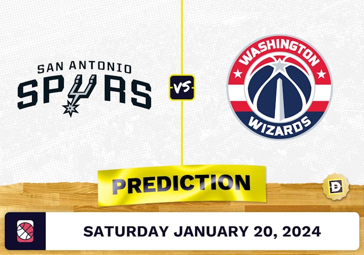 San Antonio Spurs vs. Washington Wizards Prediction, Odds, NBA Picks [1/20/2024]
