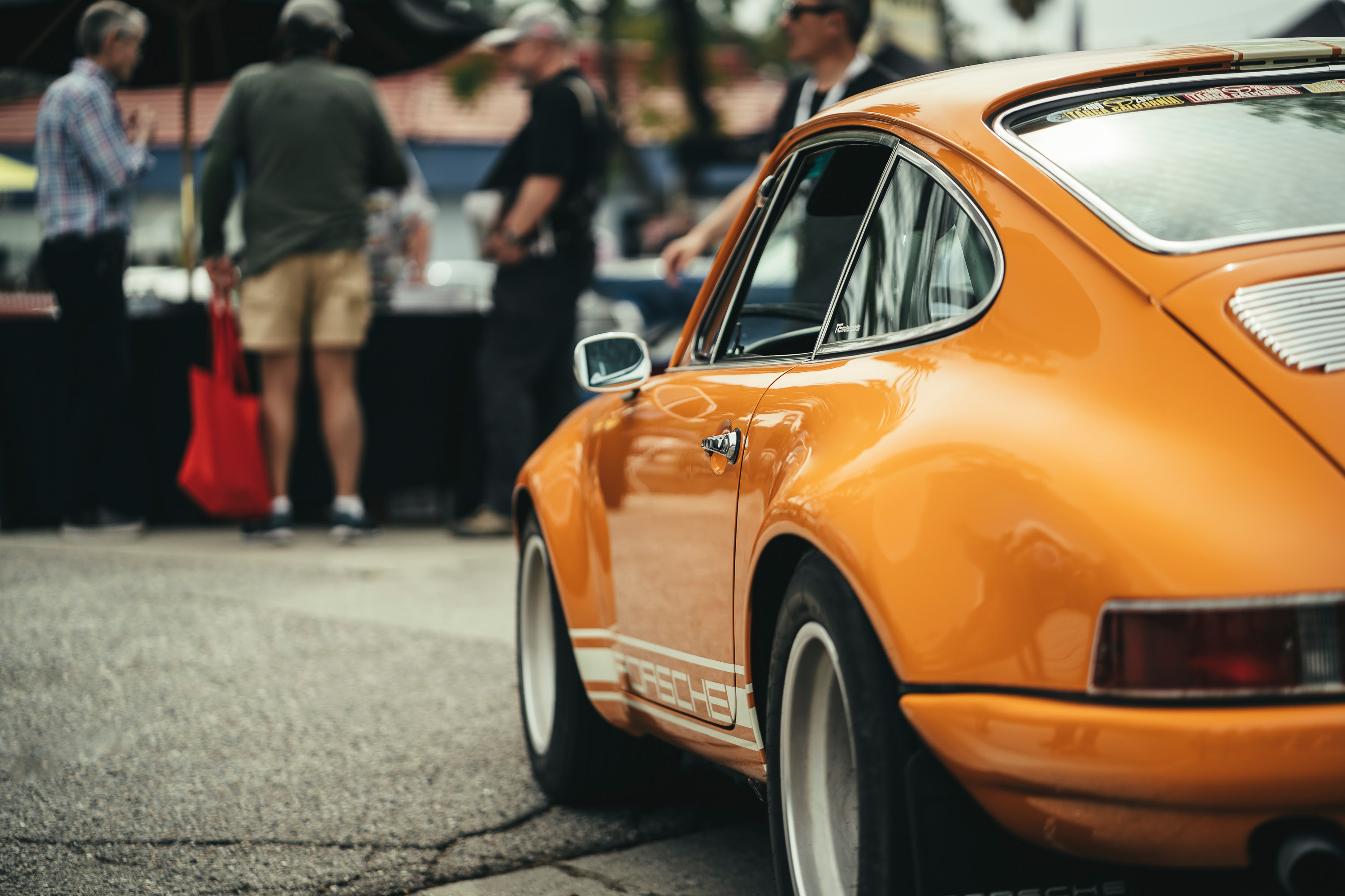 Modified 911 at the Sierra Madre Collection open house.