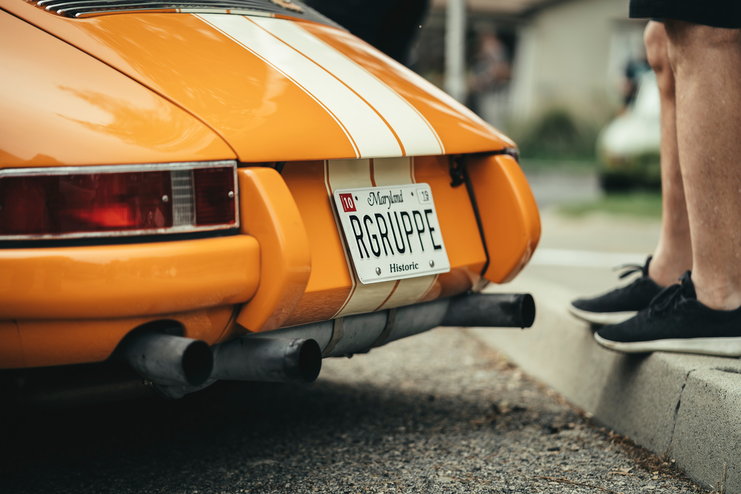 Modified 911 at the Sierra Madre Collection open house.