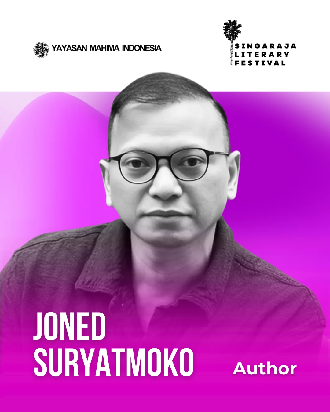 Joned Suryatmoko - Author SLF 2025