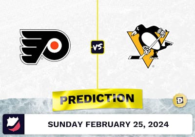 Philadelphia Flyers vs. Pittsburgh Penguins Prediction, Odds, NHL Picks [2/25/2024]