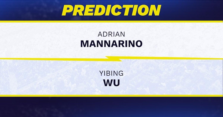 Adrian Mannarino vs Yibing Wu Tennis Prediction.