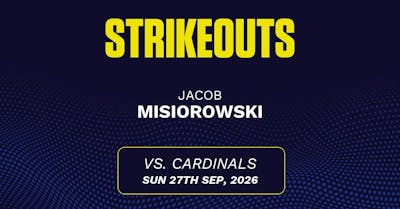 Jacob Misiorowski projections September 27: Strikeouts, outs, and earned runs vs. Cardinals [2026]