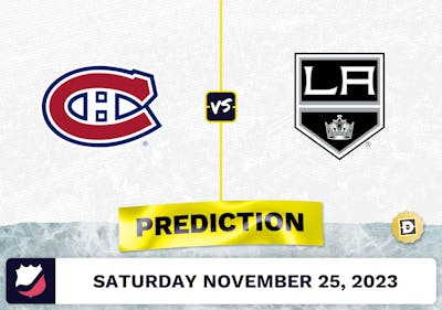 Canadiens vs. Kings Prediction and Odds - November 25, 2023