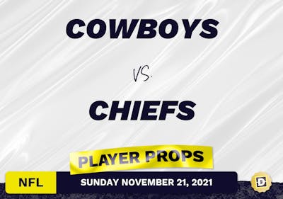 Cowboys vs. Chiefs Projected Player Stats - Nov 21, 2021