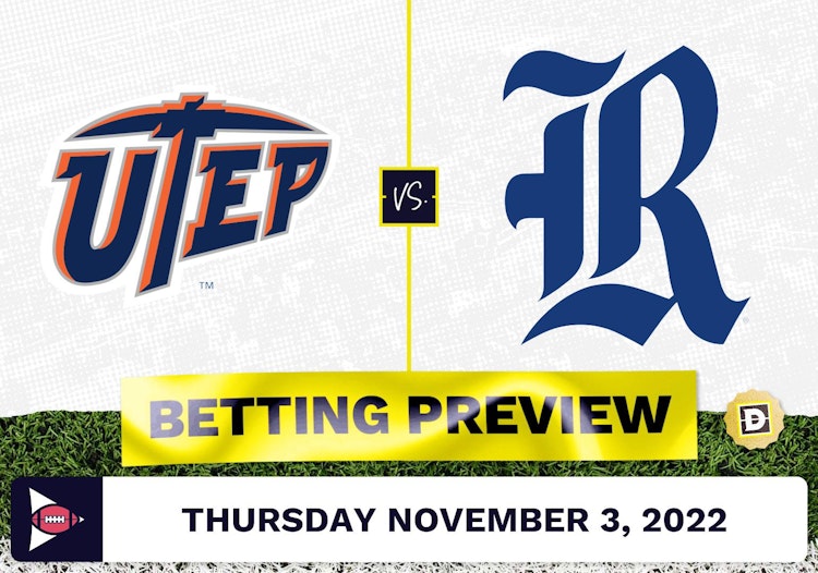 Texas-El Paso vs. Rice CFB Prediction and Odds - Nov 3, 2022