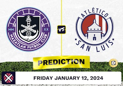 Mazatlan vs. San Luis Prediction, Odds, Liga MX Picks  [1/12/2024]