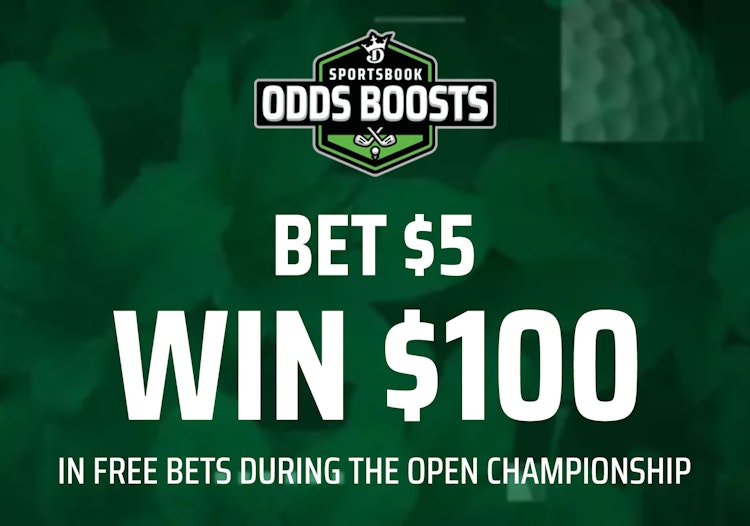 DraftKings Sportsbook 2022 British Open Golf Promo Code Unlocks $100 Bonus