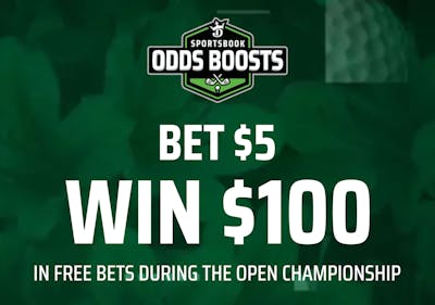 DraftKings Sportsbook 2022 British Open Golf Promo Code Unlocks $100 Bonus