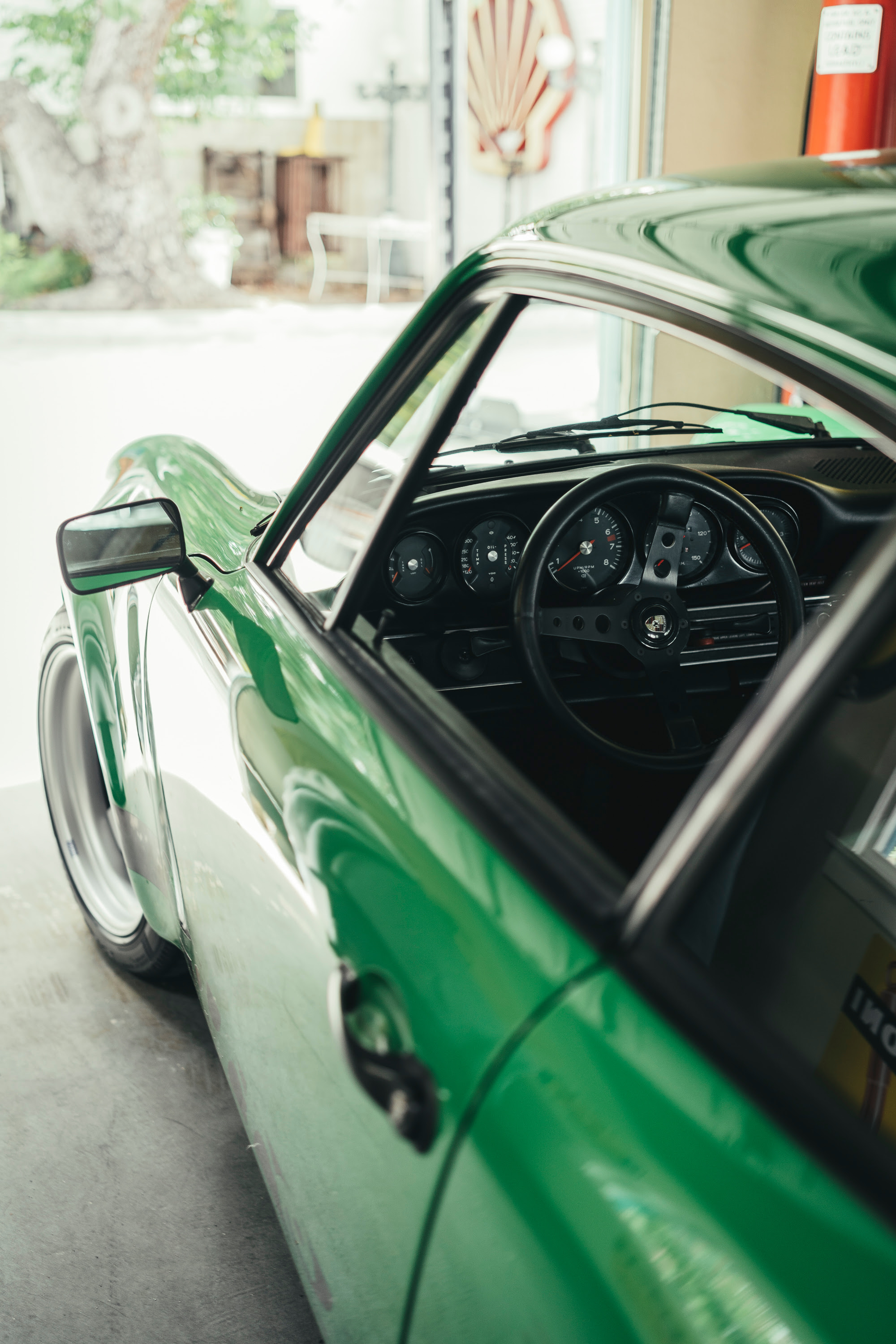 Green 911 Hotrod at Wholesale California.