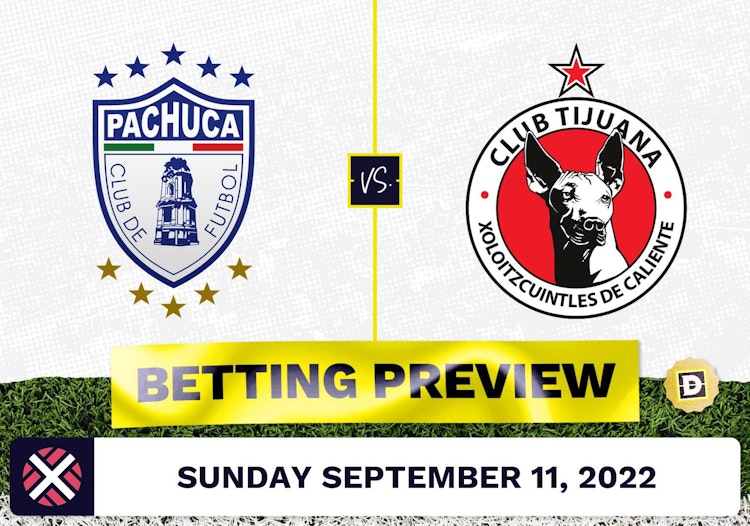 Pachuca vs. Club Tijuana Prediction and Odds - Sep 11, 2022