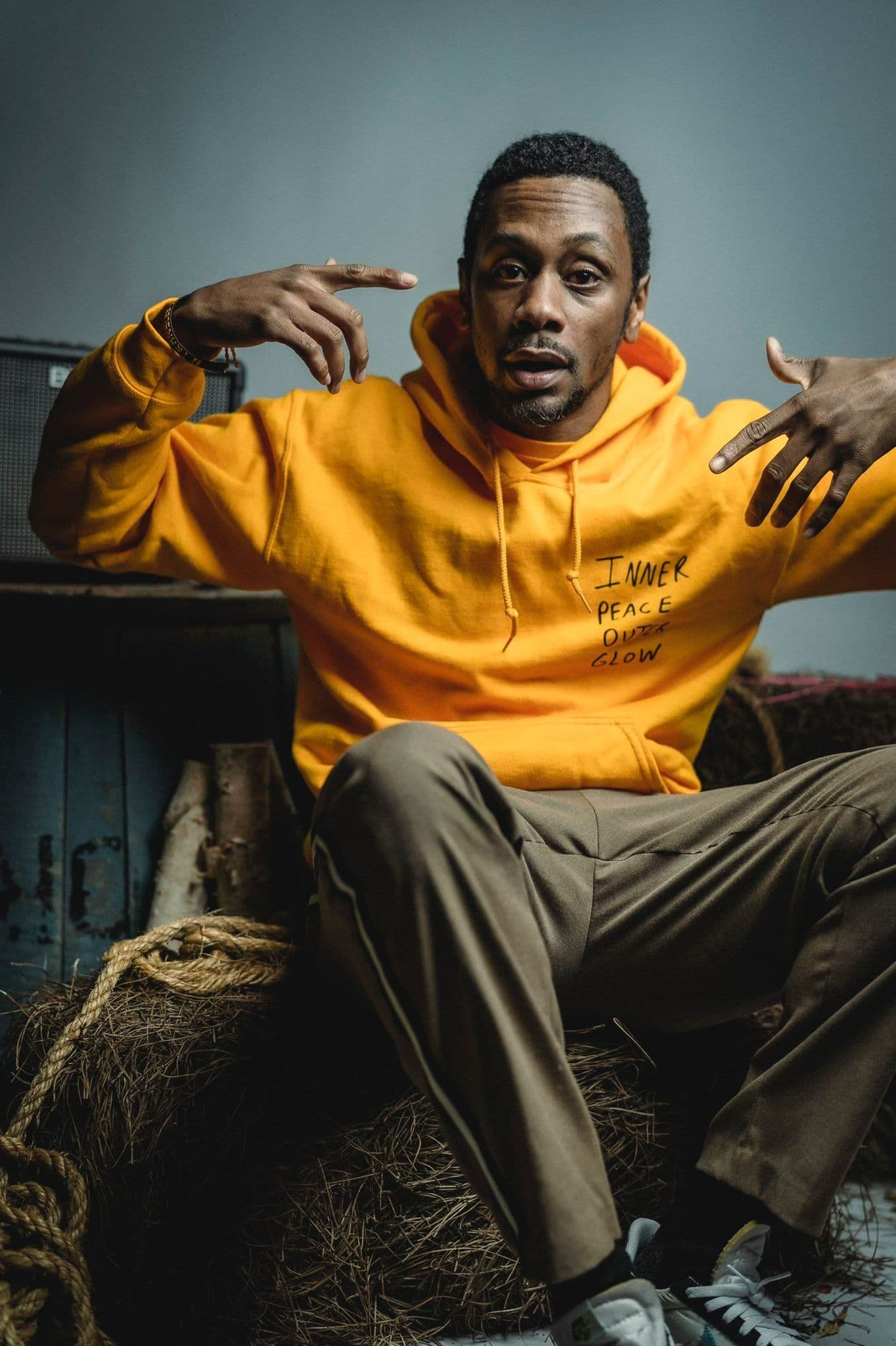 Dan Blake with Translee and Sabri