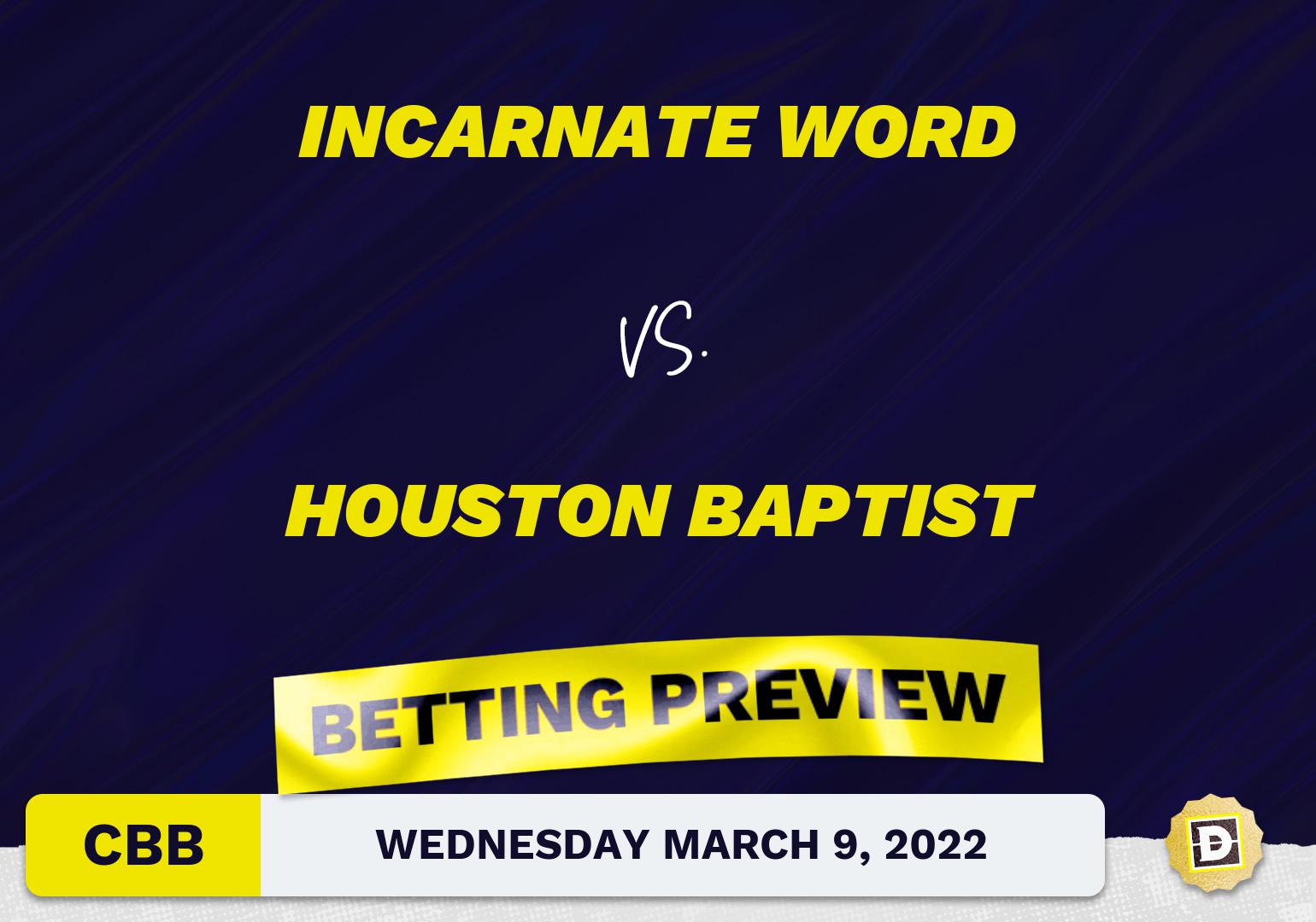 Incarnate Word vs. Houston Baptist CBB Predictions and Odds - Mar 9, 2022