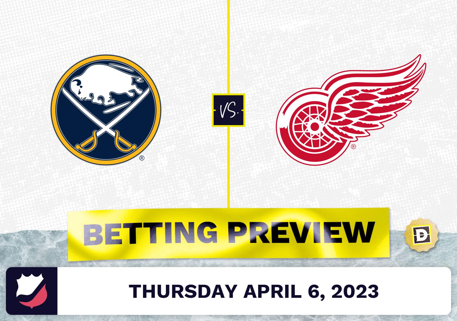 Sabres Vs. Red Wings Prediction And Odds - Apr 6, 2023