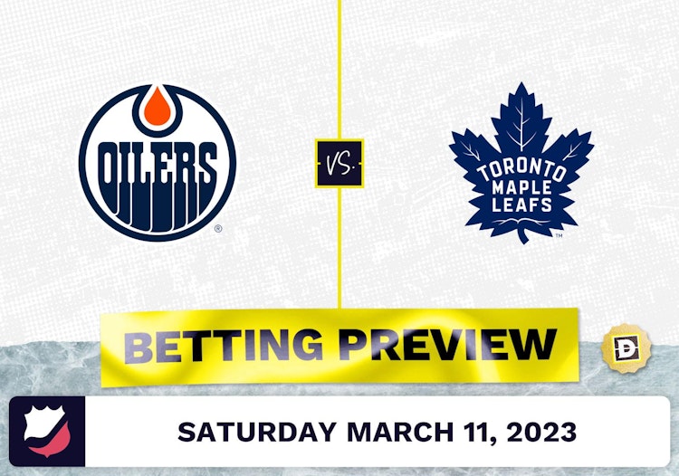 Oilers vs. Maple Leafs Prediction and Odds - Mar 11, 2023