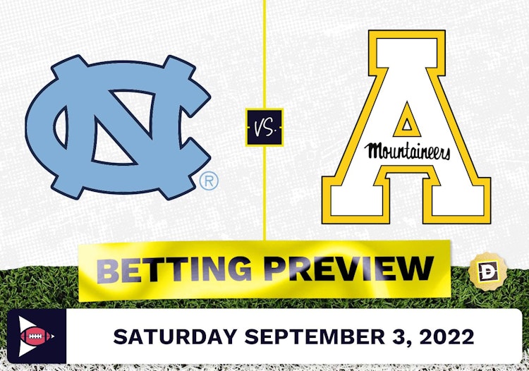 North Carolina vs. Appalachian State CFB Prediction and Odds - Sep 3, 2022