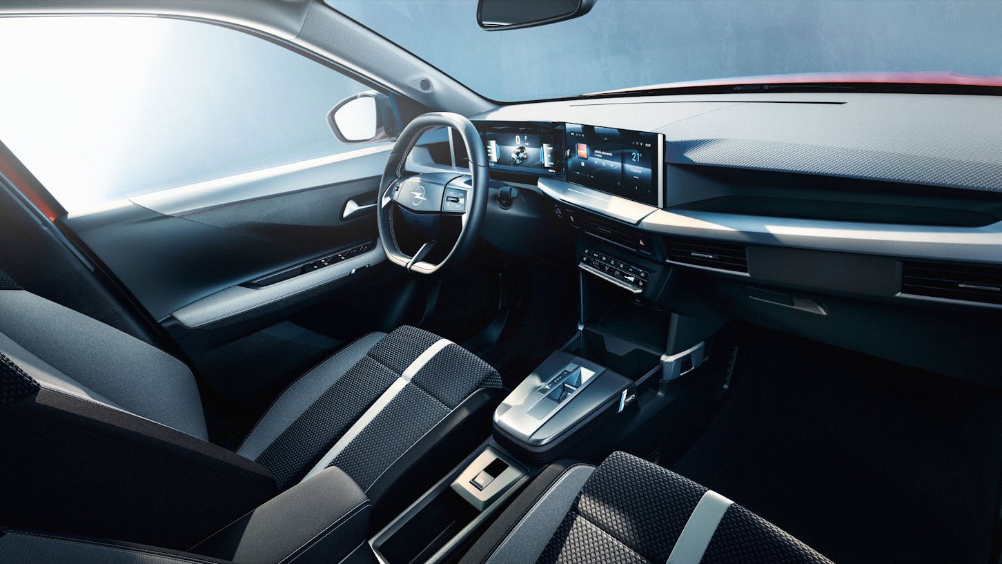 Das Interieur des Opel Frontera.