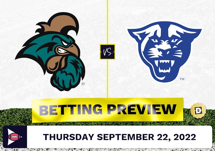 Coastal Carolina vs. Georgia State CFB Prediction and Odds - Sep 22, 2022