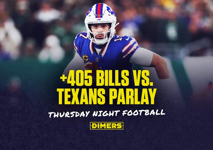NFL parlay picks for Thursday Night Football betting between Bills and Texans.