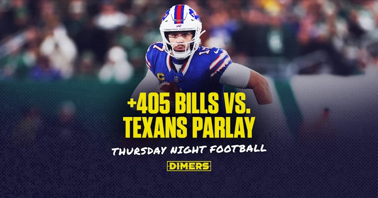 NFL parlay picks for Thursday Night Football betting between Bills and Texans.