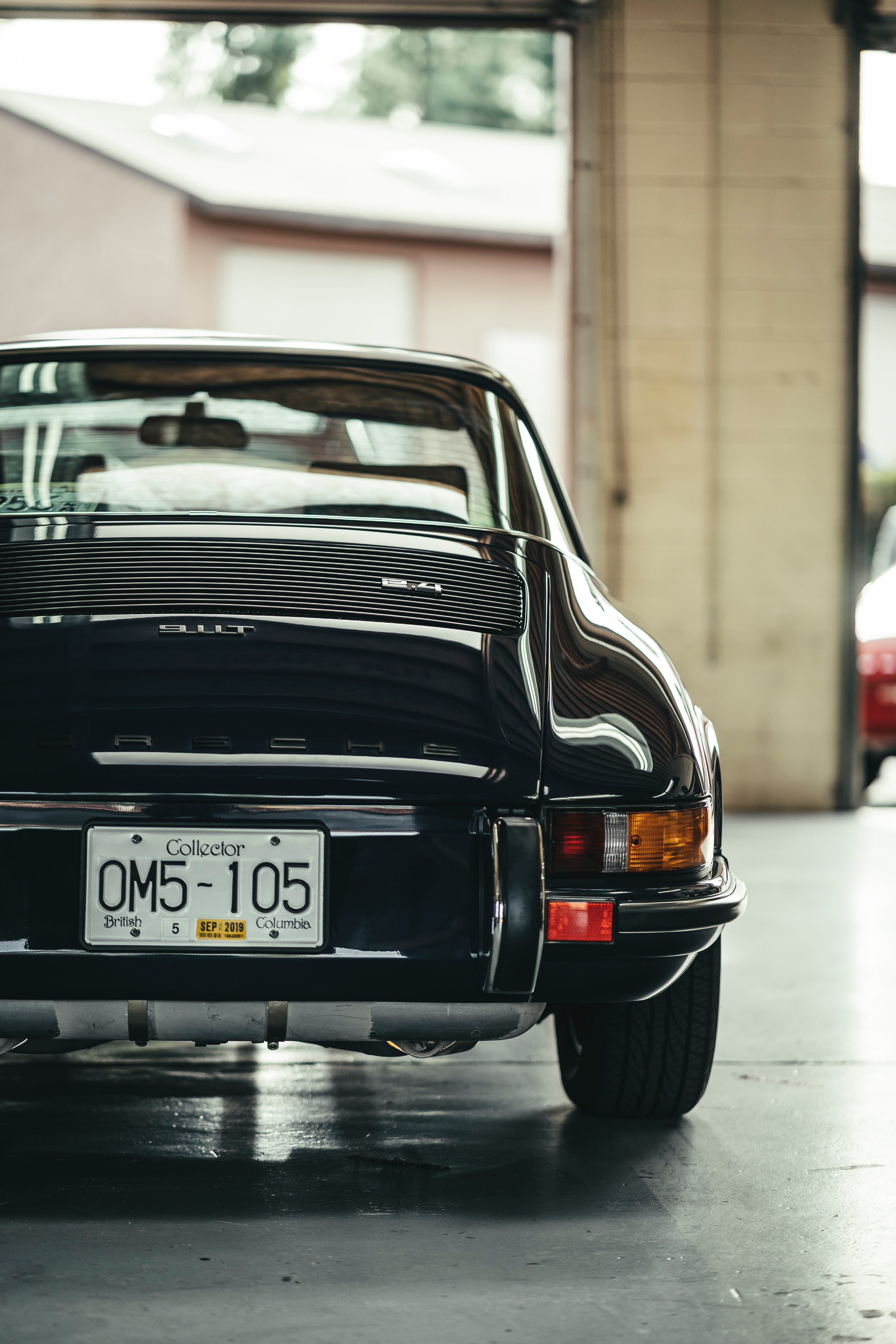 Blue 911T on display at CPR.