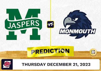 Manhattan vs. Monmouth Prediction, Odds, College Basketball Picks  [12/21/2023]