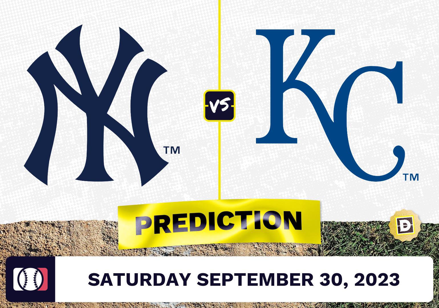 Yankees vs. Royals Game 2 Prediction for MLB Saturday [9/30/2023]