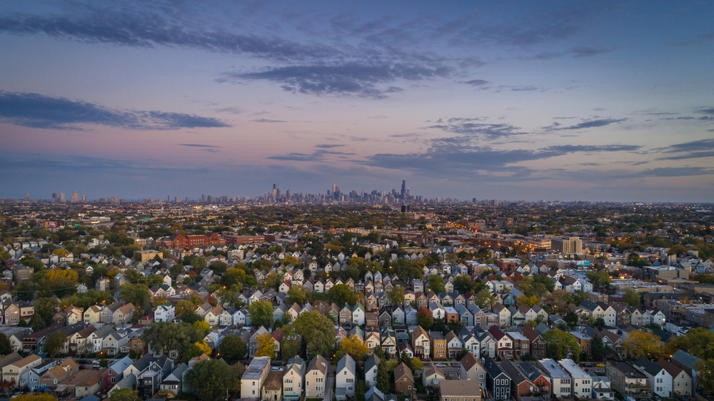 Photo of an Illinois neighborhood